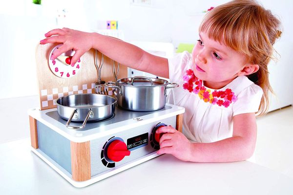 Hape 2-in-1 Kitchen & Food Grill Set - Colorland Toys