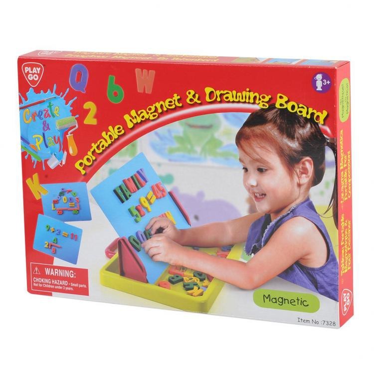 PlayGo Portable Magnet And Drawing Board 7328 - Colorland Toys
