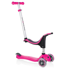 Globber Evo 4in1 Scooter With Lights Pink 452-110 - Colorland Toys
