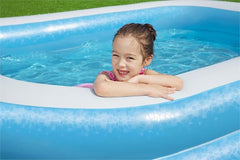 Bestway Blue Rectangular Pool 87x69x20 inch 54006 - Colorland Toys