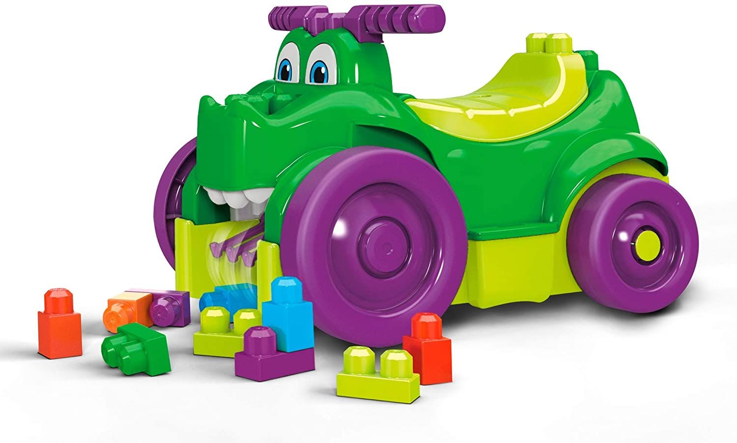 Fisher-Price Mega Bloks Ride n Chomp Croc Ride-on GFG22 - Colorland Toys