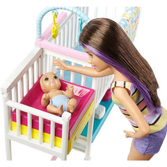 Barbie Skipper Babysitters Inc. Nap n Nurture Nursery Dolls GFL38 - Colorland Toys