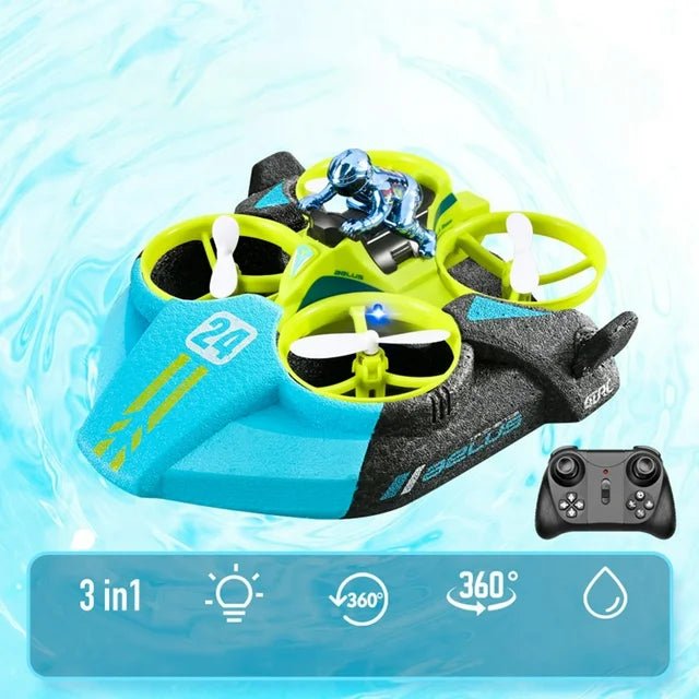 4VRC Aelus Sea - Land - Air RC Drone 4D - V24 - Colorland Toys