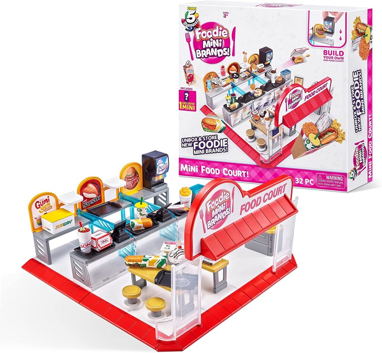 5 Surprise Mini Food Court Playset 77263 - Colorland Toys