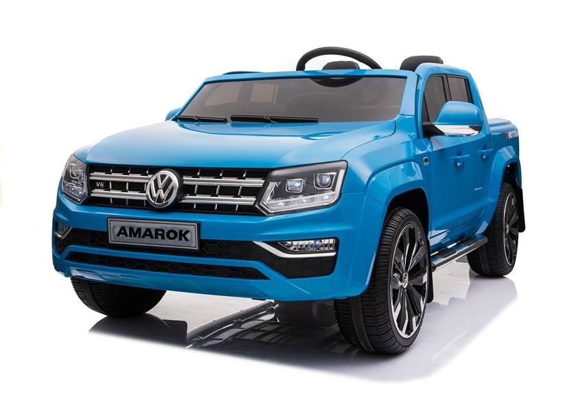 Volkswagen - Amarok Licensed Kids Toy Car Ride on Car 12V - Blue - Colorland Toys