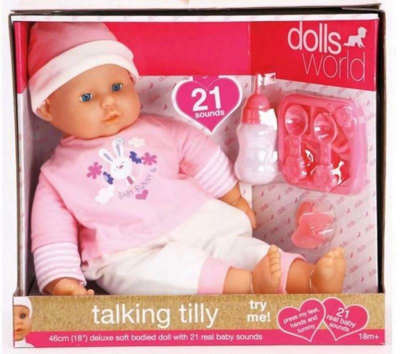 Dolls World Walking Tilly Doll 46cm 8734 - Colorland Toys