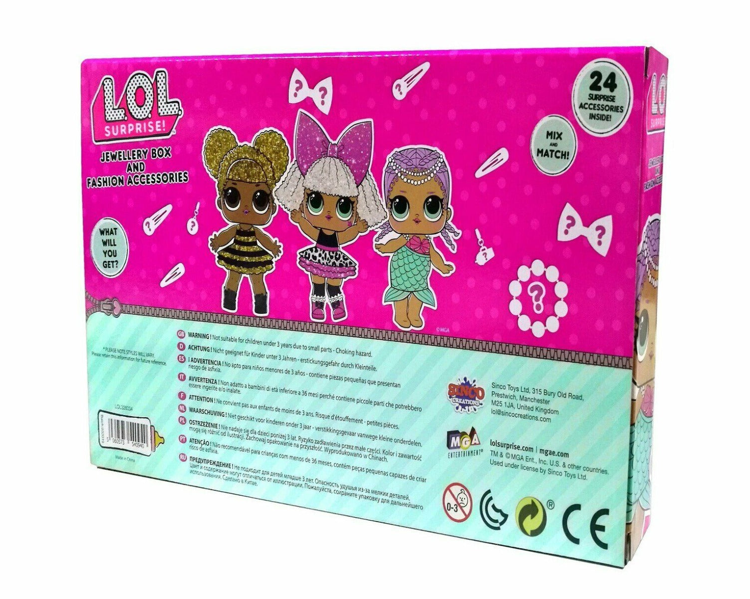 LOL Surprise Jewellery Storage Box LOL328334 - Colorland Toys