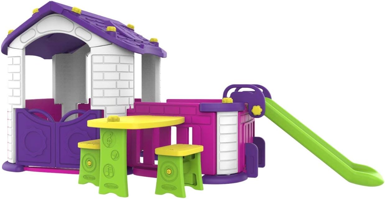 Big Playhouse with 2 Play Activities Pink CHD-358 - Colorland Toys