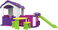 Big Playhouse with 2 Play Activities Pink CHD-358 - Colorland Toys