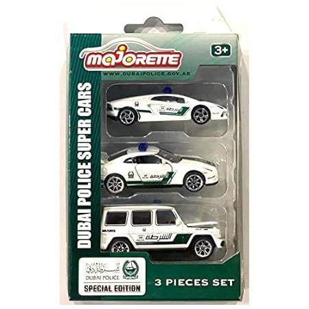 Majorette Dubai Police Die-Cast Set 3-Pcs 212057266A47 - Colorland Toys