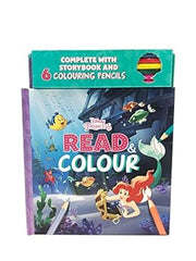 Igloo Books Disney Princess Ariel: Read & Colour 527020 - Colorland Toys