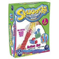 Skwooshi Stretchable Dough Rocket And Car Action Set 30007 - Colorland Toys