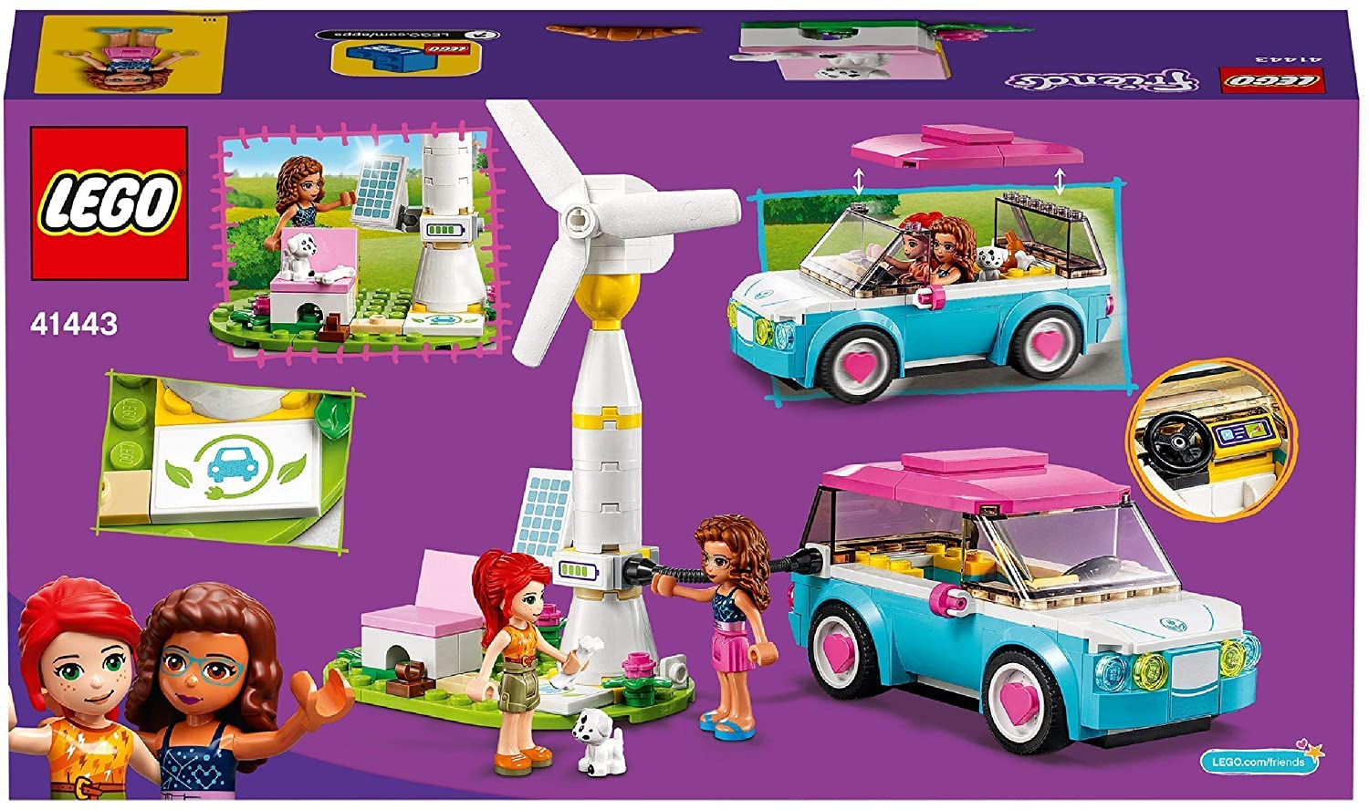 LEGO Friends Olivias Electric Car 41443 - Colorland Toys