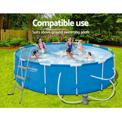 Bestway Above Ground Pool Ladder with Removable Steps 42 inch 58335 - Colorland Toys