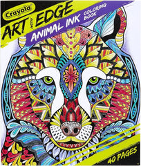 Crayola Art With Edge Animal Ink Doodle Activity Book CY04-0593