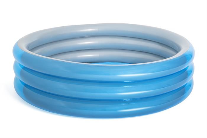 Bestway Inflatable Big Metallic 3-Ring Pool 2.01mx 53cm 51043 - Colorland Toys