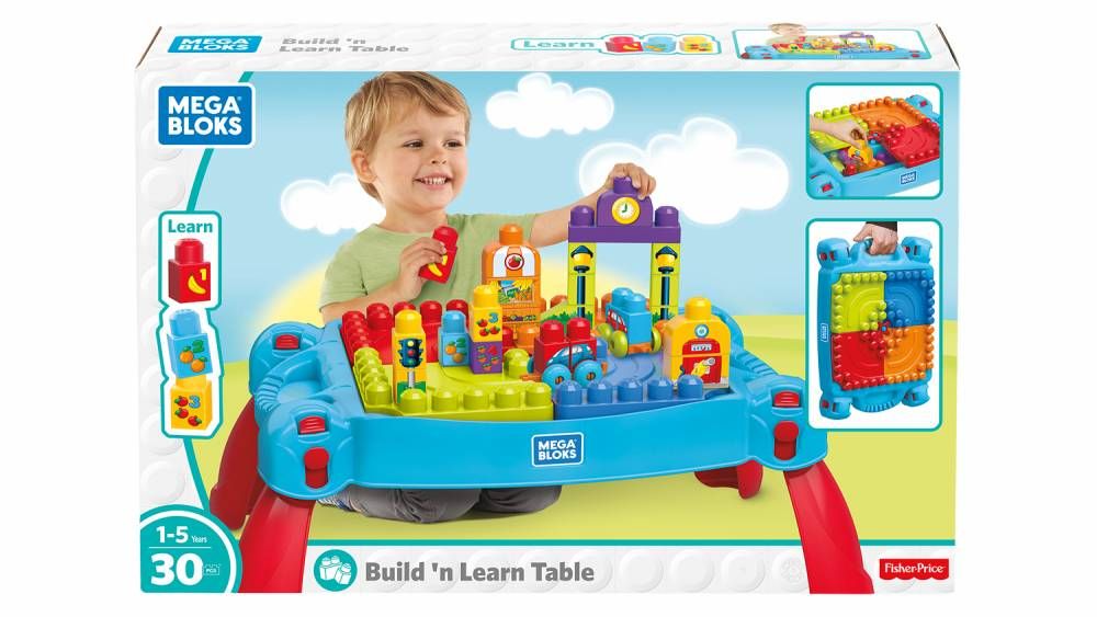Fisher-Price Mega Bloks Build n Learn Table FGV05 - Colorland Toys