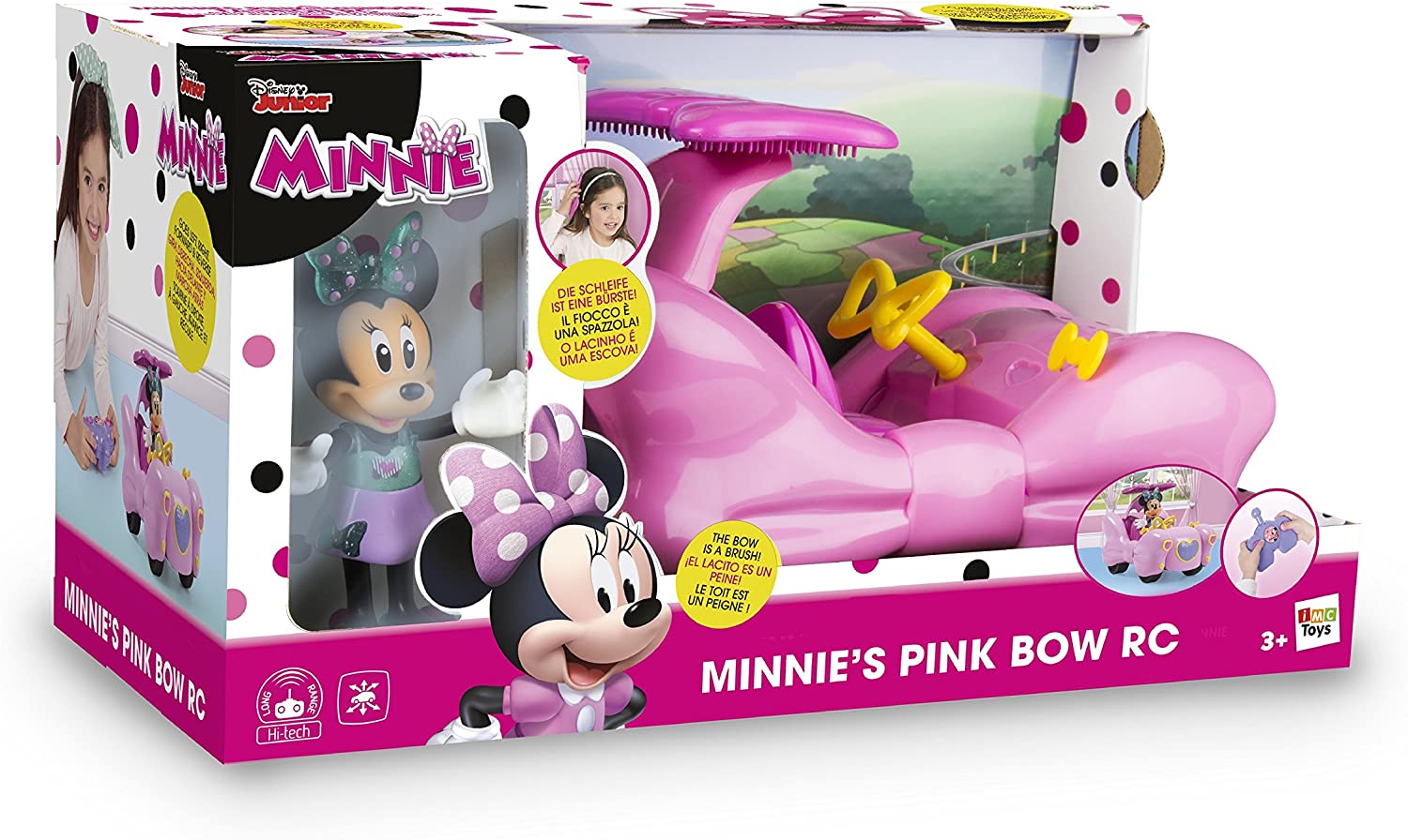IMC TOYS Minnie Remote Control Thunder fashion Car Pink 184190 - Colorland Toys