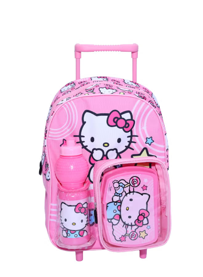 Sanrio Hello Kitty Junior 3 In 1 Trolley Bag 14-Inch FKA-025-102 - Colorland Toys