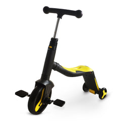 Scooter with Music and Light 3-in-1 Yellow 868S - Colorland Toys