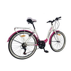 Mogoo Floress Cruiser 21 Speed 26 Inch Bicycle Pink - Colorland Toys