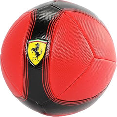 Mesuca Ferrari 5 Machine Sewing Soccer Ball Black Red F661 - Colorland Toys