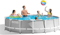 Intex Prism Frame Round Above Ground Pool 427x107cm 26720 - Colorland Toys
