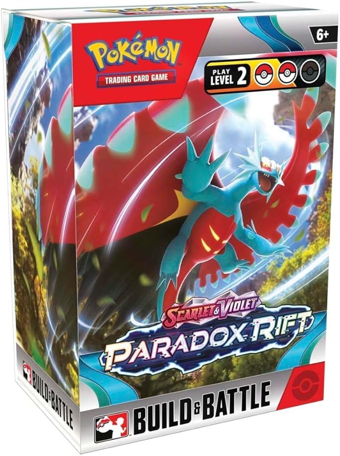 Pokemon TCG Scarlet & Violet Paradox Rift Build & Battle Box 187-85421 - Colorland Toys