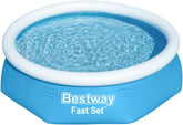 Bestway Fast Set Fill & Rise Pool 2.44m x 61cm 57448 - Colorland Toys