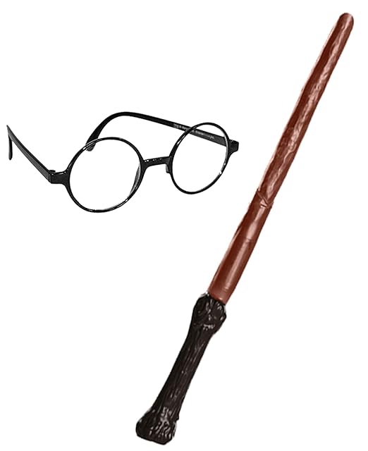 Rubies Harry Potter Blister Kit - Wand & Glasses 5374 - Colorland Toys