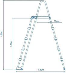 Intex Ultra XTR Frame Pool 5.4 X 2.74 X 1.32 m (with Filter, Pump, Cover, Ladder) - 26356 - Colorland Toys