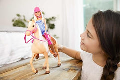 Barbie Doll & Horse Playset Blonde Hair FXH13 - Colorland Toys