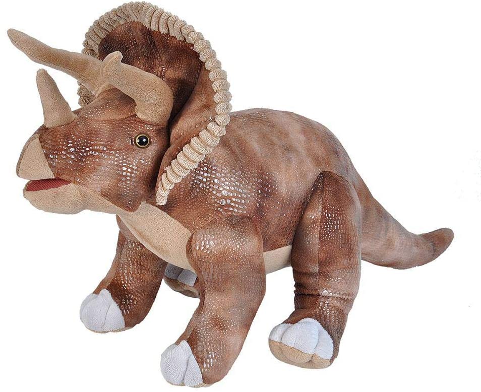 Wild Republic Triceratops Dinosaur Plush 25inch - Colorland Toys
