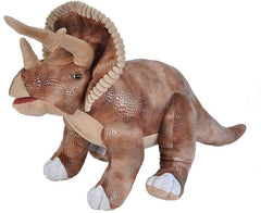 Wild Republic Triceratops Dinosaur Plush 25inch - Colorland Toys