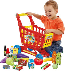 Little Shopper Trolley with Play Food Set – Busy Me - Colorland Toys