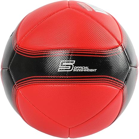 Mesuca Ferrari 5 Machine Sewing Soccer Ball Black Red F661 - Colorland Toys