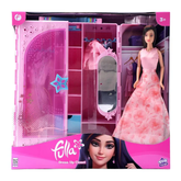 Fulla Doll Dress-Up Closet Or Closet Set FUL-698118 - Colorland Toys
