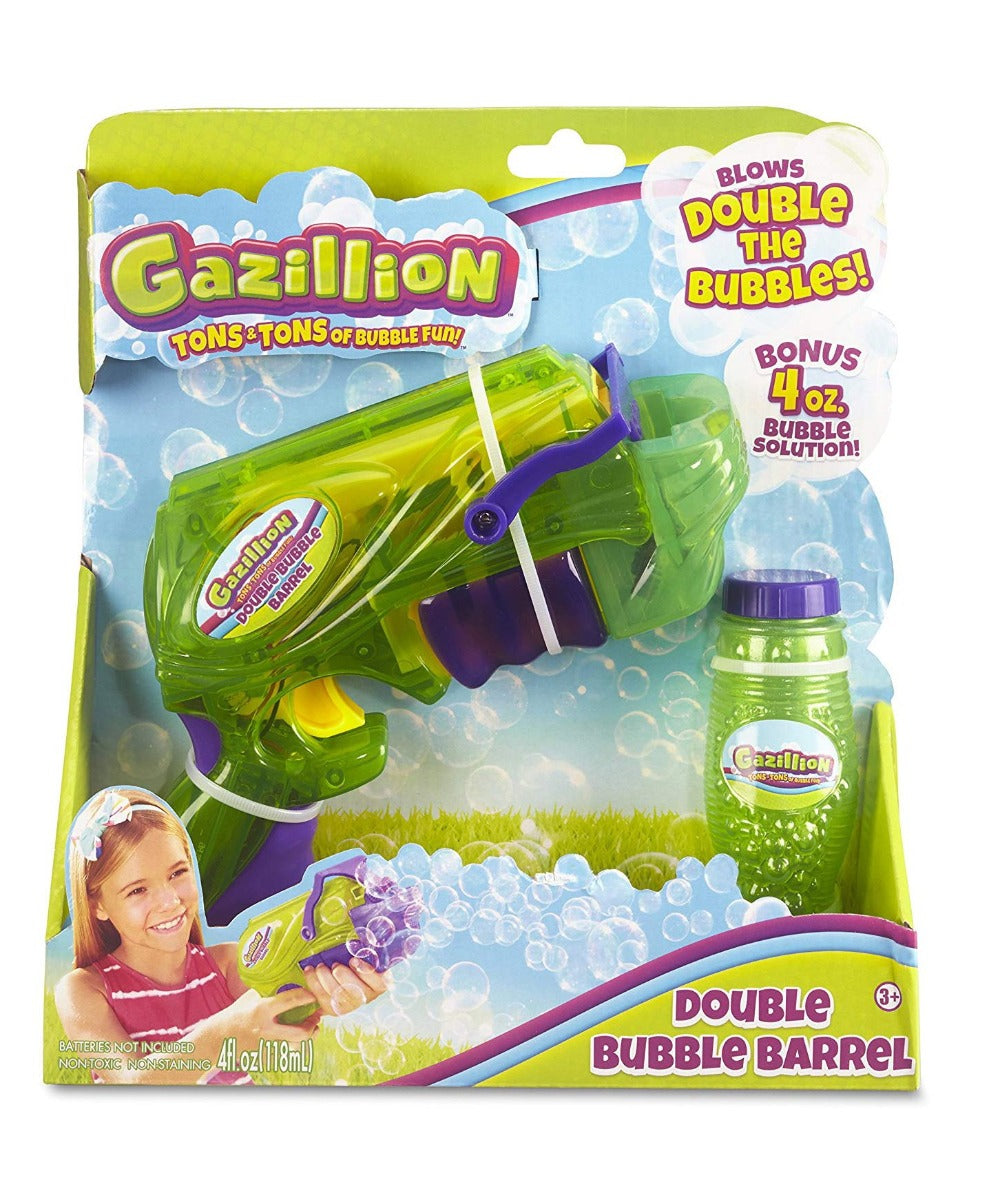 Gazillion Double Bubble Barrel Gun 36257 - Colorland Toys