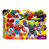 Heroes Of Goo Jit Zu S12 Smash Strikers Versus Tyro VS Rock Jaw 42804 - Colorland Toys