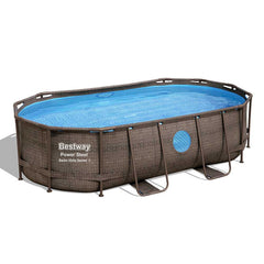 Bestway Power Steel Swim Vista Series II Frame Pool Oval 4.27mx2.50mx1m 56714 - Colorland Toys