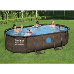 Bestway Power Steel Swim Vista Series II Frame Pool Oval 4.27mx2.50mx1m 56714 - Colorland Toys