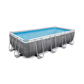 Bestway Power Steel Rectangular Frame Pool 4.88mx2.44mx1.22m 56996 - Colorland Toys
