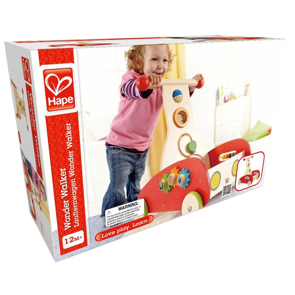 Hape Wonder Walker Push and Pull Wooden Toy - Colorland Toys
