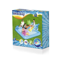 Bestway Fantastic Aquarium Play Pool 2.39m x 2.06m x 86cm 53052 - Colorland Toys