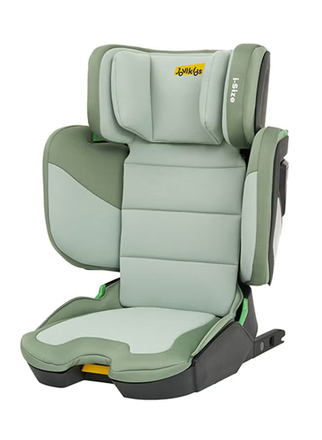 Rober Portable Folding i-Size High back Booster with ISOFIX / Green WD042-B - Colorland Toys