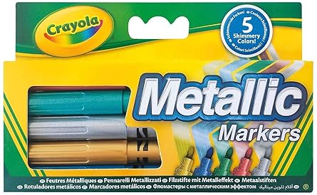Crayola Metallic Markers 5ct CY58-5052 - Colorland Toys