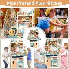 Children Music & Light Cooking Kitchen Play Set RX1800-1
