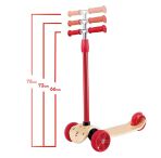 Hape Wooden Lightweight 3 Wheel Street Surfer Scooter 1pc - Colorland Toys