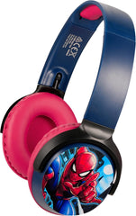 Marvel Spider-Man Bluetooth Wireless Headphones – 13H Playtime, Built-in Mic, Adjustable Fit, Wired & Wireless Modes - Colorland Toys