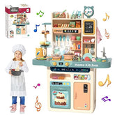 Children Music & Light Cooking Kitchen Play Set RX1800-1